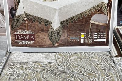 Скатерка на стіл  DAMLA 160х220 кава( Турція)