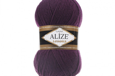 Пряжа Alize Lanagold (Ализе Ланаголд) 111 фуксия