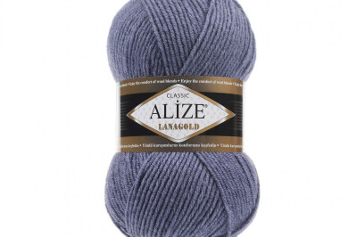 Пряжа Alize Lanagold (Ализе Ланаголд) 203 джынс меландж