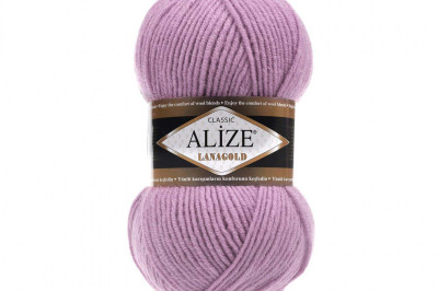 Пряжа Alize Lanagold (Ализе Ланаголд) 505 пепельно-бузковый