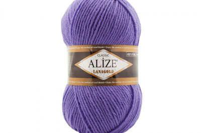 Пряжа Alize Lanagold (Ализе Ланаголд) 851 барвинок