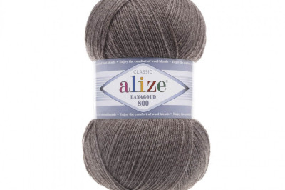 Пряжа Alize Lanagold 800 (Ланаголд 800 ) 240 какао