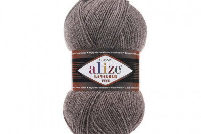 Пряжа Alize Lanagold Fine (Ланаголд Файн) 240 какао