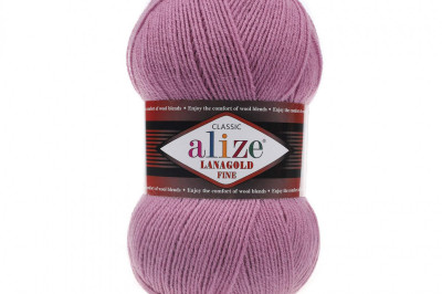 Пряжа Alize Lanagold Fine (Ланаголд Файн) 28 суха роза