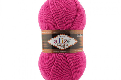 Пряжа Alize Lanagold Fine (Ланаголд Файн) 798 бугенвиллия