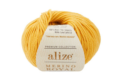 Пряжа Alize Nerino Royal  ( Мерино роял ) 02 шафран