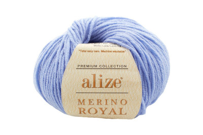 Пряжа Alize Nerino Royal  ( Мерино роял ) 40 голубой