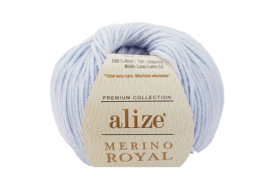 Пряжа Alize Nerino Royal  ( Мерино роял ) 480 голубой туман