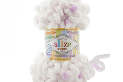 Пряжа Alize Puffy Color (Ализе Пуфи колор) 6470