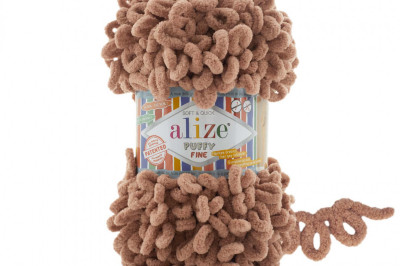 Пряжа Alize Puffy Fine (Ализе Пуфи Файн) 261