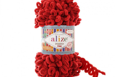 Пряжа Alize Puffy Fine (Ализе Пуфи Файн) 56