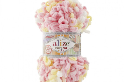 Пряжа Alize Puffy Fine Color (Ализе Пуфи Файн колор) 6367