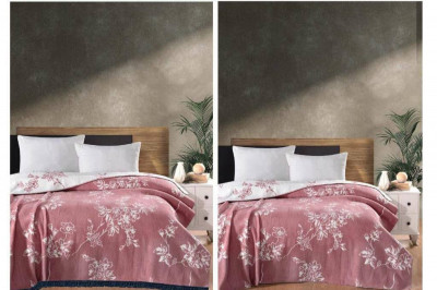 Плед хлопковый 200*220 "ROSA" Турция