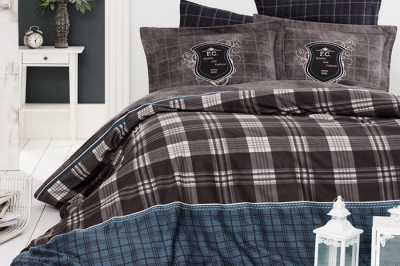 Постельное белье полуторное COTON SATIN Doris Kahve