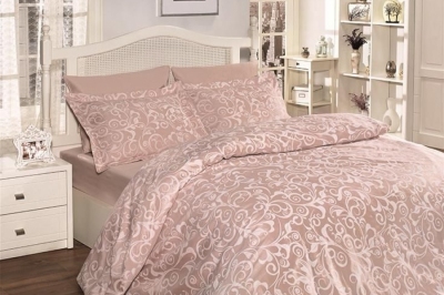Постельное белье семейное  COTTON SATIN Sweta Pudra