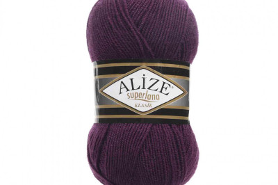 Пряжа Alize Superlana Klasik ( Суперлана класик ) 111 сливовый
