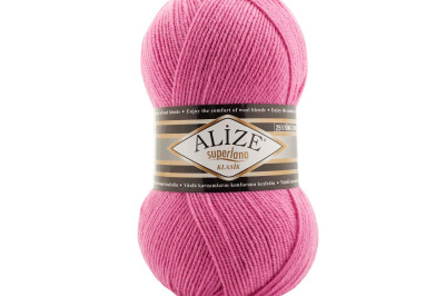 Пряжа Alize Superlana Klasik ( Суперлана класик ) 178 темно-розовый