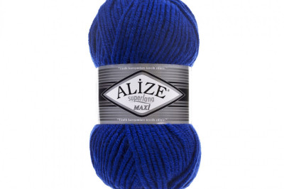 Пряжа Alize Superlana Maxi ( Суперлана Макси) 141 сапфир