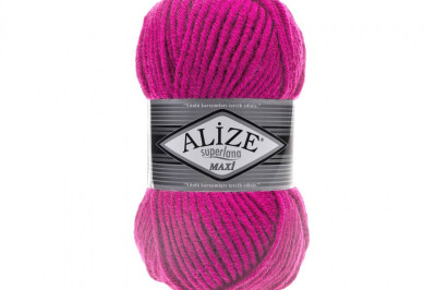 Пряжа Alize Superlana Maxi ( Суперлана Макси) 149 розовый гибискус