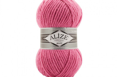 Пряжа Alize Superlana Maxi ( Суперлана Макси) 178 темно-розовый