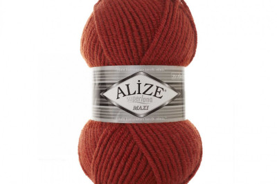 Пряжа Alize Superlana Maxi ( Суперлана Макси) 36 терракот
