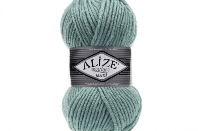 Пряжа Alize Superlana Maxi ( Суперлана Макси) 463 темный ментол
