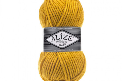 Пряжа Alize Superlana Maxi ( Суперлана Макси) 488 куркума