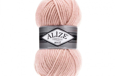 Пряжа Alize Superlana Maxi ( Суперлана Макси) 523 светло-розовый