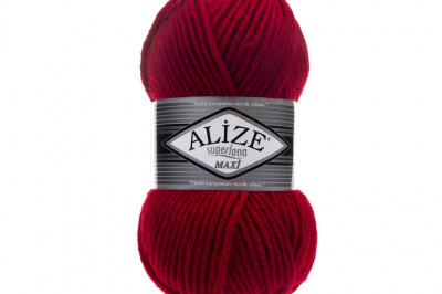 Пряжа Alize Superlana Maxi ( Суперлана Макси) 56 красный