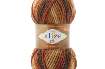 Пряжа Alize Superlana Maxi Batik ( Суперлана Макси Батик) 7784