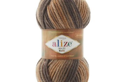 Пряжа Alize Superlana Maxi Batik ( Суперлана Макси Батик) 7800
