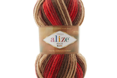 Пряжа Alize Superlana Maxi Batik ( Суперлана Макси Батик) 7802