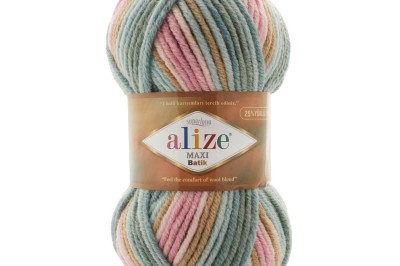 Пряжа Alize Superlana Maxi Batik ( Суперлана Макси Батик) 7803