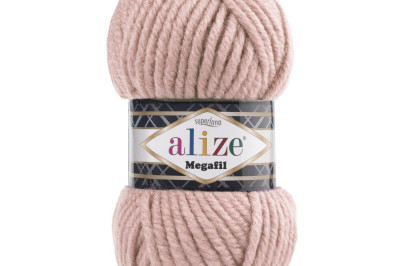 Пряжа Alize Superlana Megafil ( Суперлана Мегафил) 161 пудра