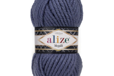 Пряжа Alize Superlana Megafil ( Суперлана Мегафил) 203 джынс