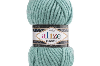 Пряжа Alize Superlana Megafil ( Суперлана Мегафил) 386 лазурный