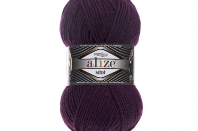 Пряжа Alize Superlana Midi ( Суперлана Миди) 111 сливовый