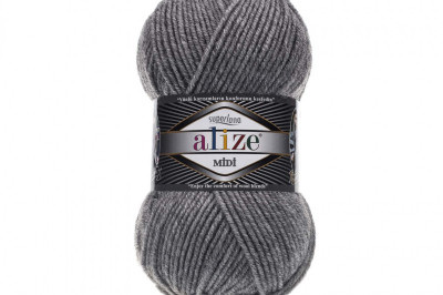 Пряжа Alize Superlana Midi ( Суперлана Миди) 21 серый