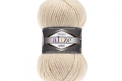 Пряжа Alize Superlana Midi ( Суперлана Миди) 310 медовый