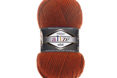 Пряжа Alize Superlana Midi ( Суперлана Миди) 36 терракот