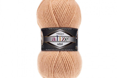 Пряжа Alize Superlana Midi ( Суперлана Миди) 502 крем карамель