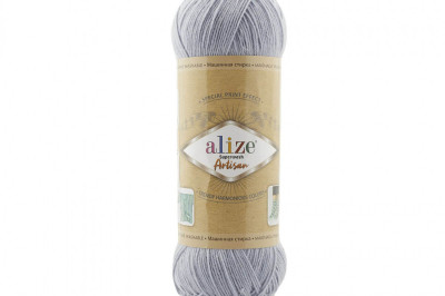 Пряжа Alize Superwash Artisan ( Супервош артисан) 51 светло-серый