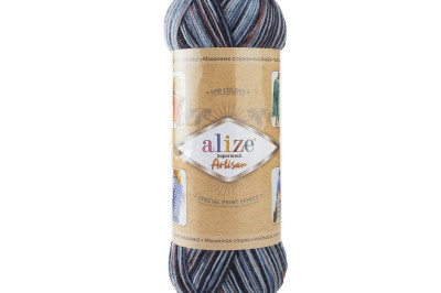 Пряжа Alize Superwash Artisan ( Супервош артисан) 7941
