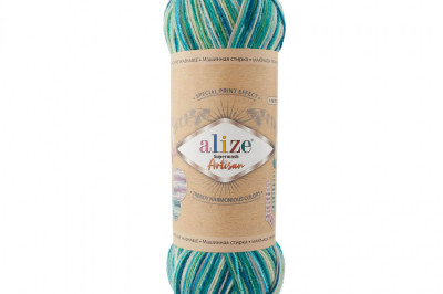 Пряжа Alize Superwash Artisan ( Супервош артисан) 9001