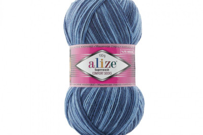 Пряжа Alize Superwash Comfort Socks( Супервош комфорт сокс) 7677
