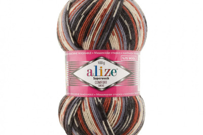 Пряжа Alize Superwash Comfort Socks( Супервош комфорт сокс) 7840