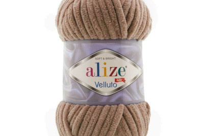 Пряжа Alize Velluto ( Ализе Веллуто) 329 кофе с молоком