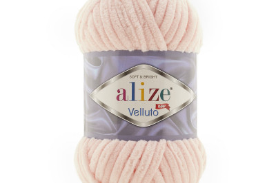 Пряжа Alize Velluto ( Ализе Веллуто) 340 пудра