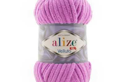Пряжа Alize Velluto ( Ализе Веллуто) 378 орхидея