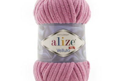 Пряжа Alize Velluto ( Ализе Веллуто) 98 розовый